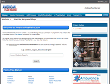Tablet Screenshot of americanfleamarket.com